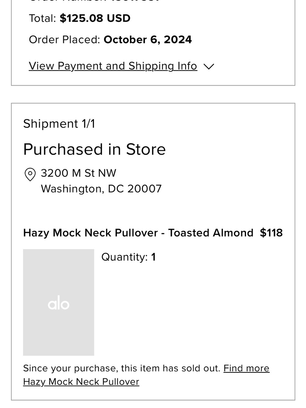 Alo Hazy Mock Neck Pullover - Picture 3 of 6